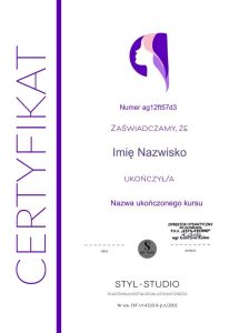 Certyfikat z hologramem