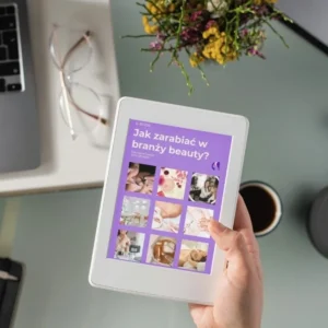 E-book Jak zarabiać w branży beauty – poradnik STYL-STUDIO dla kosmetyczek i stylistek pokazany na czytniku
